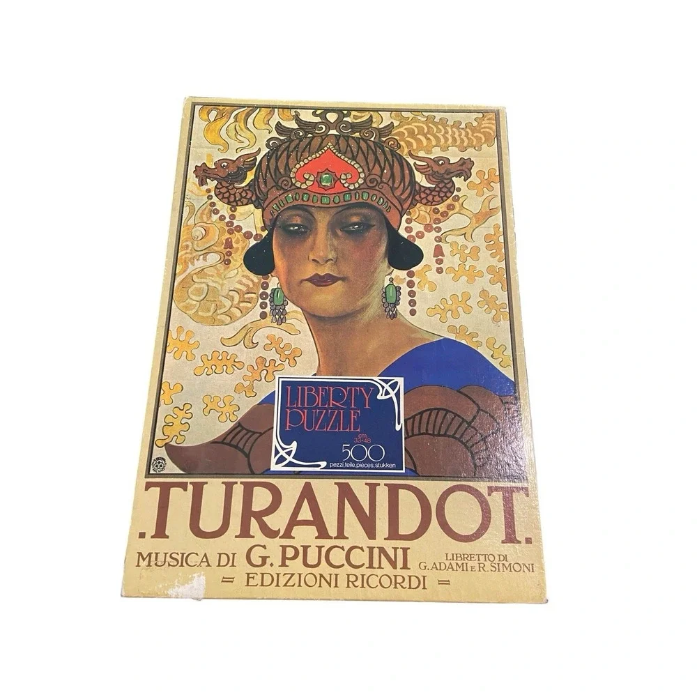 Liberty Puzzle Turandot Puccini 500 Piece Jigsaw Puzzle Made In Italy